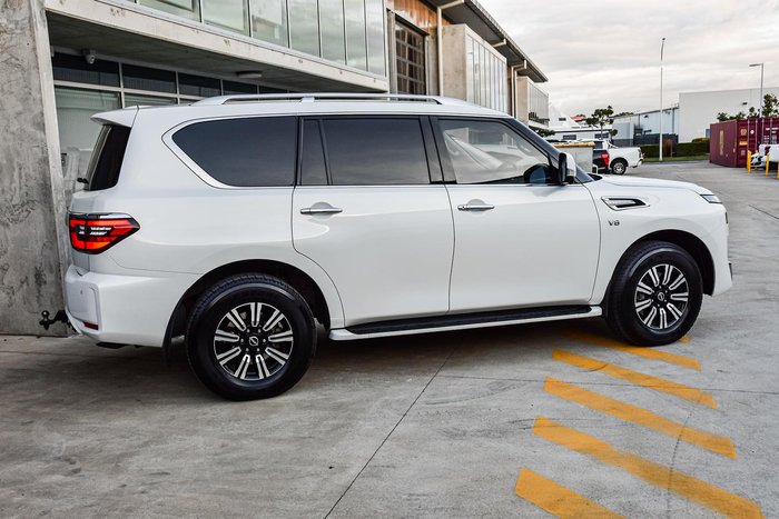 2022 Nissan Patrol Ti-L Y62 MY22 4X4 Dual Range Moonstone White