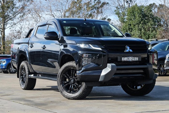2020 Mitsubishi Triton GSR MR MY20 4X4 Dual Range Black Mica
