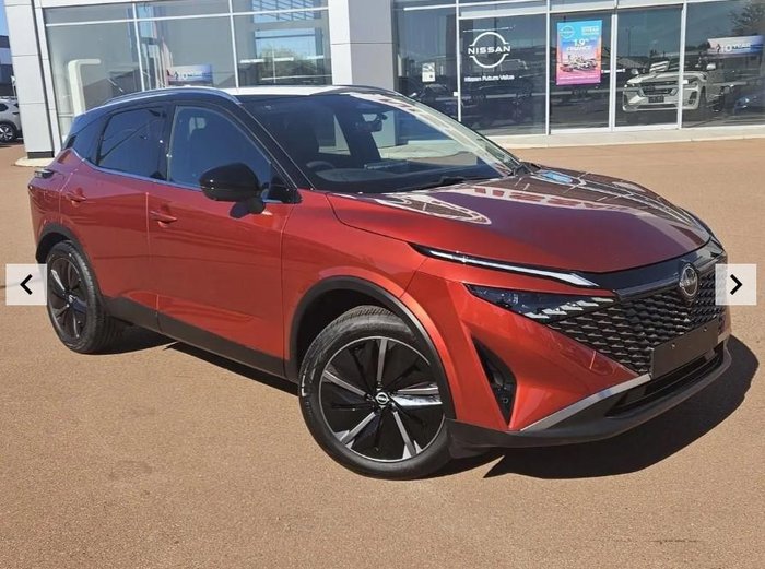 2025 Nissan QASHQAI Ti J12 MY25 Fuji Sunset Red with Onyx Black Roof