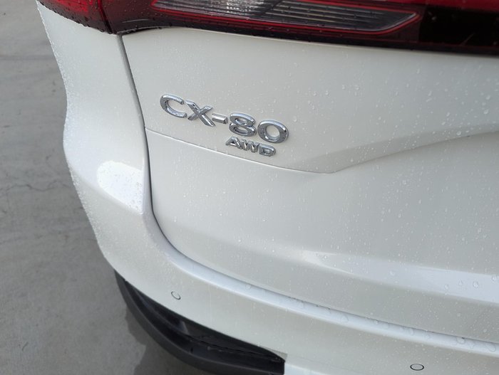 2024 Mazda CX-80 G40e Pure KL AWD Rhodium White