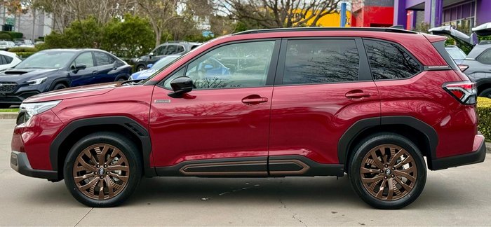 2025 Subaru Forester Hybrid Sport S6 MY26 AWD Crimson Red