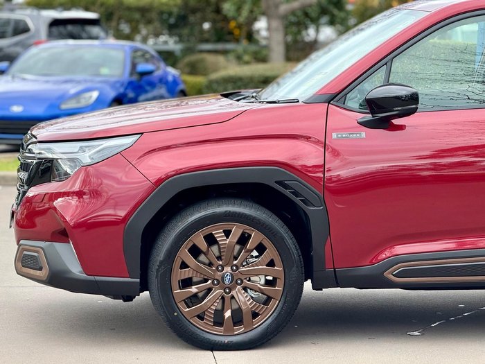 2025 Subaru Forester Hybrid Sport S6 MY26 AWD Crimson Red