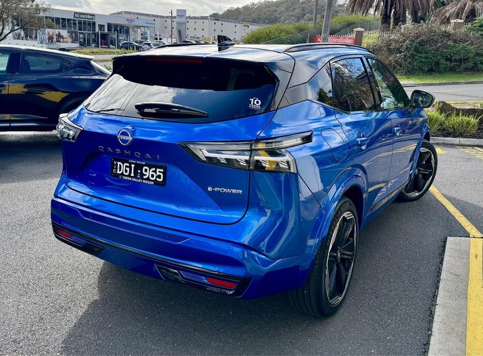 2025 Nissan QASHQAI N-DESIGN e-POWER J12 MY25 Magnetic Blue with Onyx Black Roof
