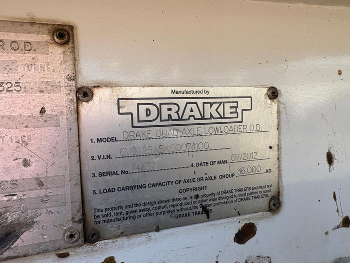 2012 Drake 4X4 Full Widener