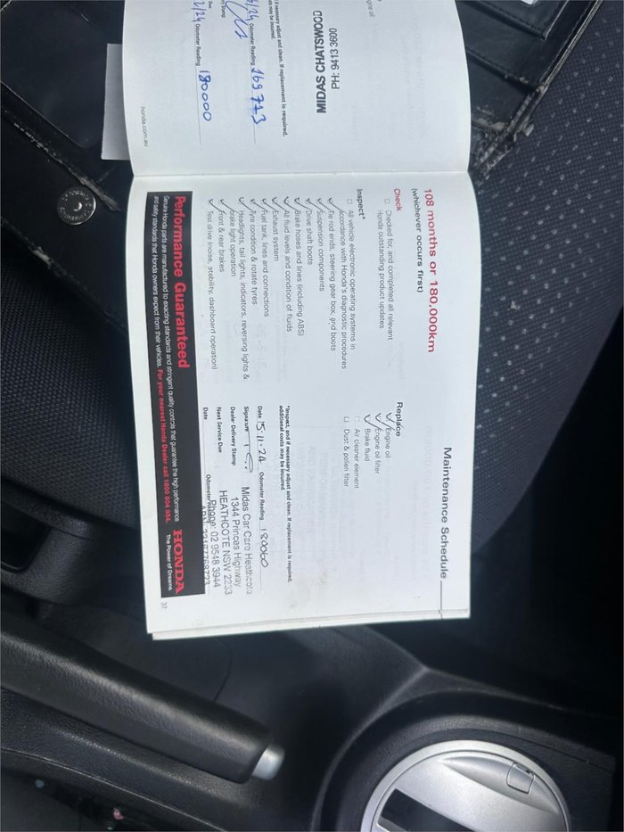 2010 HONDA JAZZ VTi