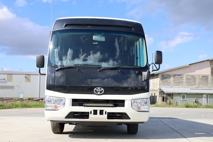 2021 Toyota Coaster Deluxe White