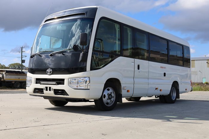 2021 Toyota Coaster Deluxe White