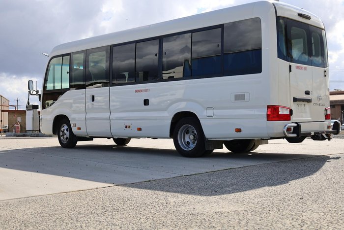2021 Toyota Coaster Deluxe White