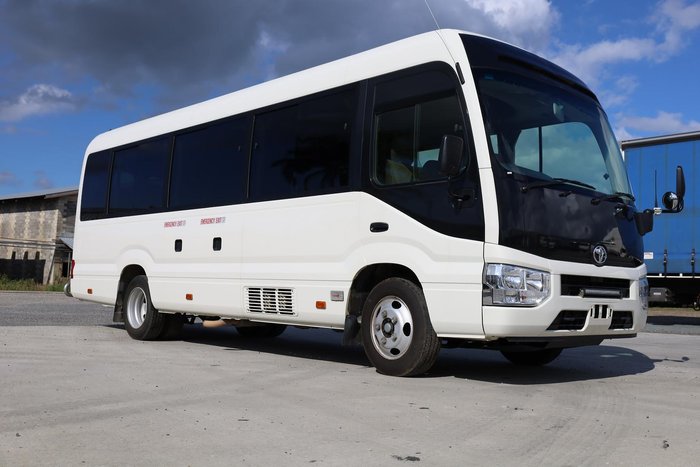 2021 Toyota Coaster Deluxe White