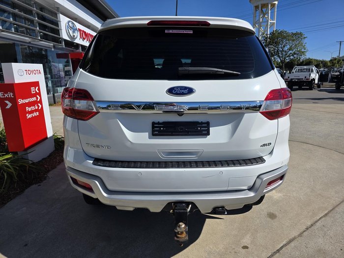 2016 Ford Everest Trend UA 4X4 Dual Range Cool White