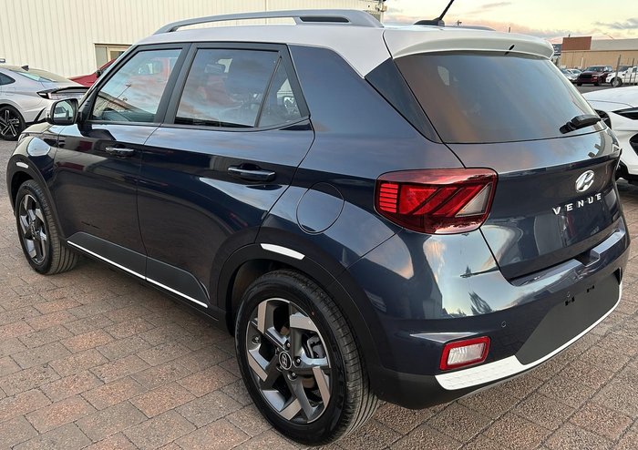 2025 Hyundai Venue Elite QX.V5 MY25 Denim Blue with Chalk White Roof