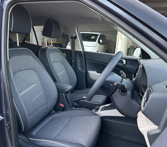 2025 Hyundai Venue Elite QX.V5 MY25 Denim Blue with Chalk White Roof
