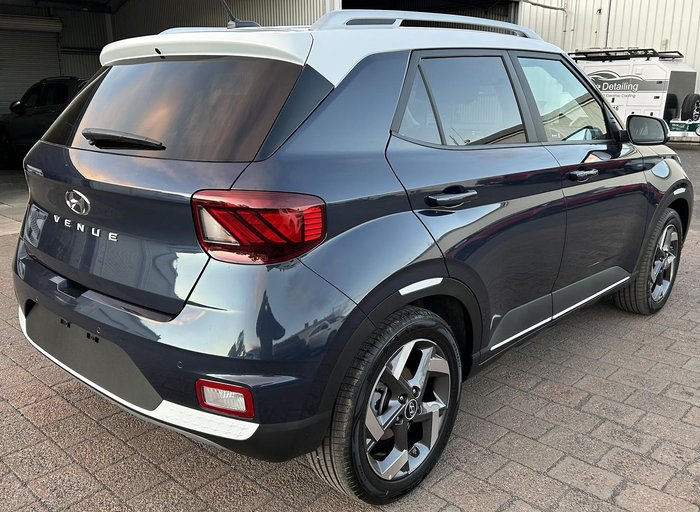 2025 Hyundai Venue Elite QX.V5 MY25 Denim Blue with Chalk White Roof