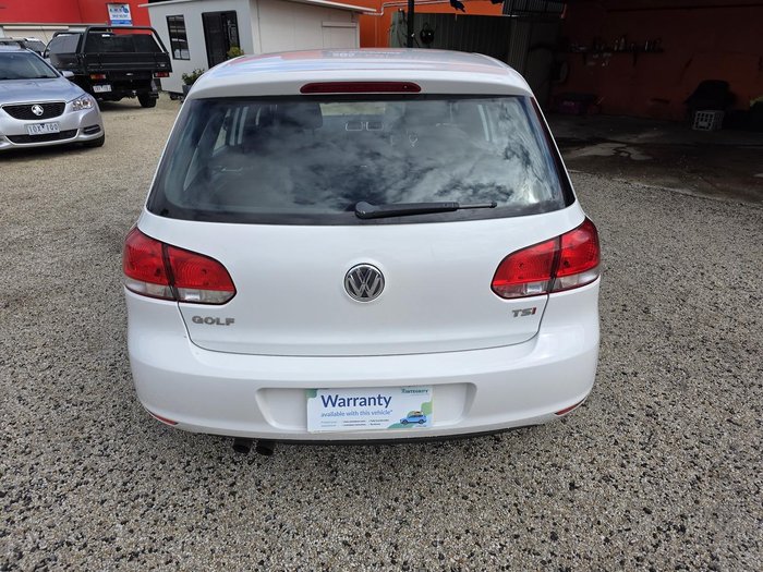2012 Volkswagen Golf 90TSI Trendline VI MY12.5 Candy White