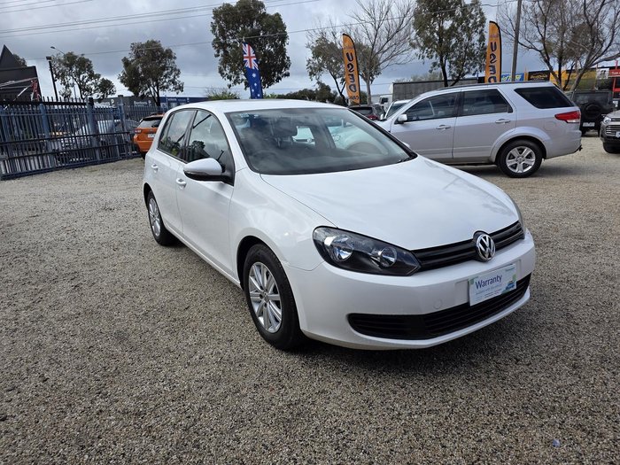 2012 Volkswagen Golf 90TSI Trendline VI MY12.5 Candy White