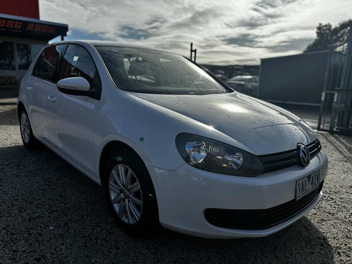2012 Volkswagen Golf 90TSI Trendline VI MY12.5 Candy White