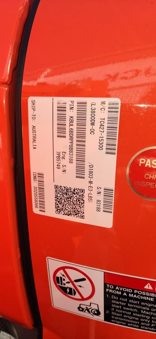 Kubota L3800