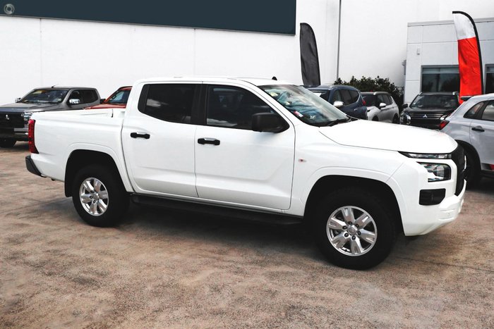 2024 Mitsubishi Triton GLX+ MV MY24 4X4 Dual Range White