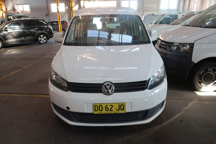 2012 Volkswagen Caddy TDI320 2KN MY12 Candy White