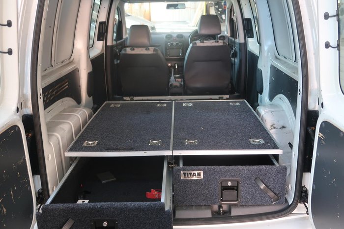 2012 Volkswagen Caddy TDI320 2KN MY12 Candy White