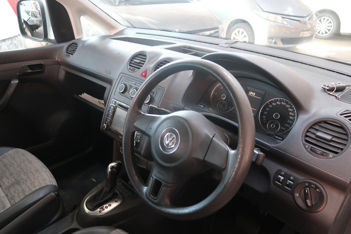 2012 Volkswagen Caddy TDI320 2KN MY12 Candy White