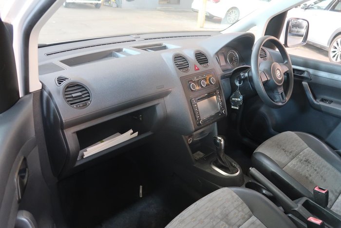 2012 Volkswagen Caddy TDI320 2KN MY12 Candy White