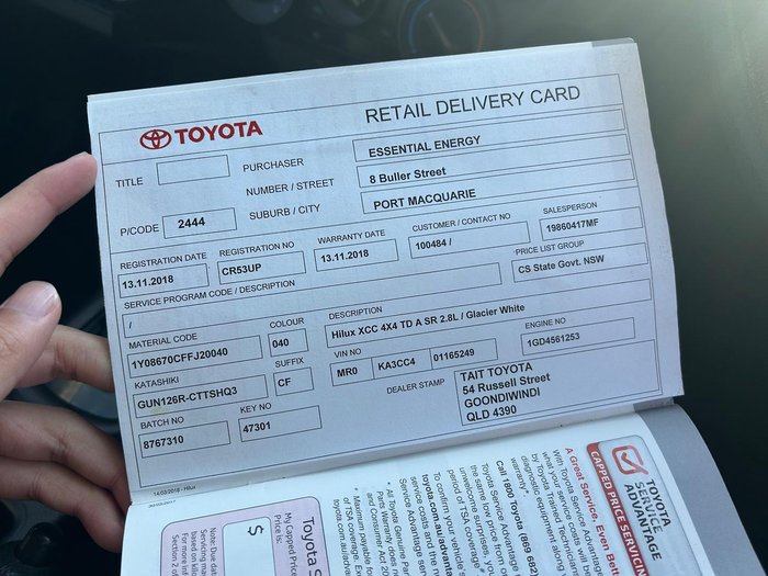 2018 Toyota Hilux SR