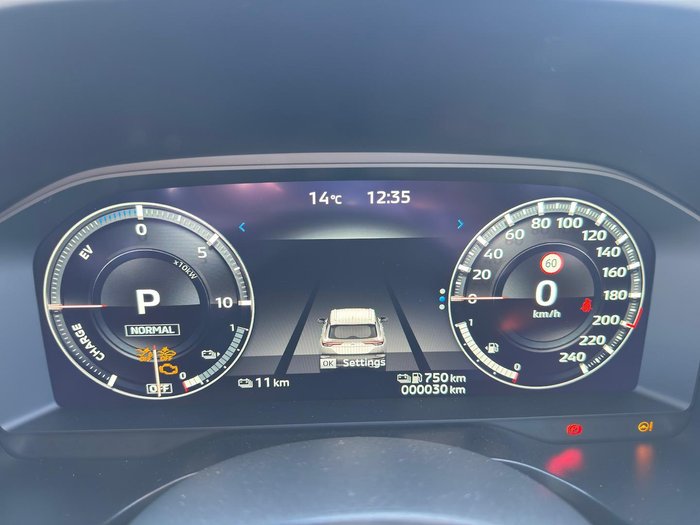 2024 Mitsubishi Outlander PHEV Exceed Tourer ZM MY24 AWD Black Diamond with Sterling Silver Roof