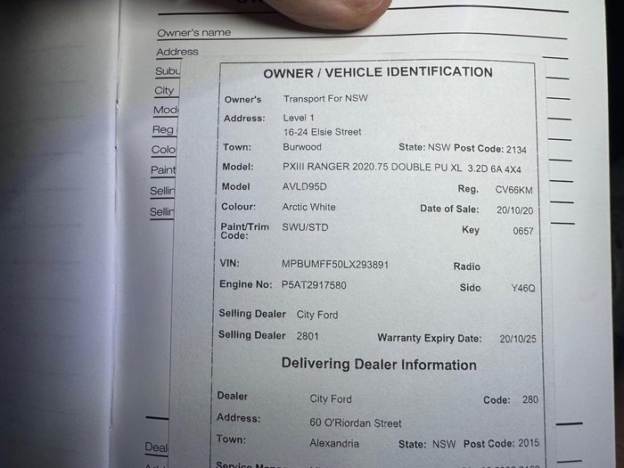 2020 Ford Ranger XL