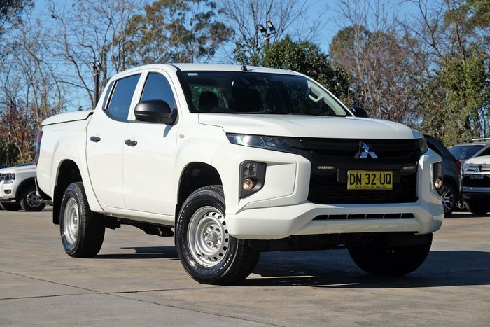 2018 Mitsubishi Triton GLX ADAS MR MY19 4X4 Dual Range White
