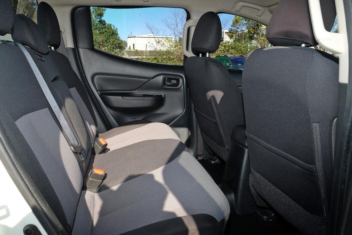 2018 Mitsubishi Triton GLX ADAS MR MY19 4X4 Dual Range White