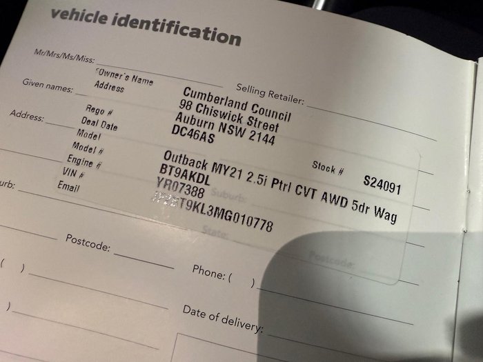 2021 Subaru Outback AWD