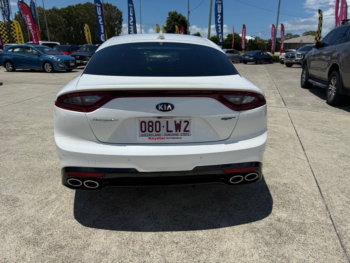 2018 Kia Stinger GT CK MY18 Snow White Pearl