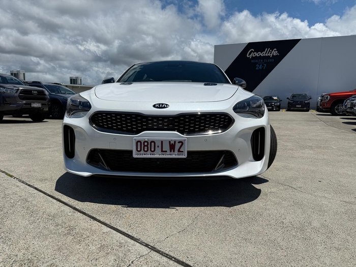 2018 Kia Stinger GT CK MY18 Snow White Pearl