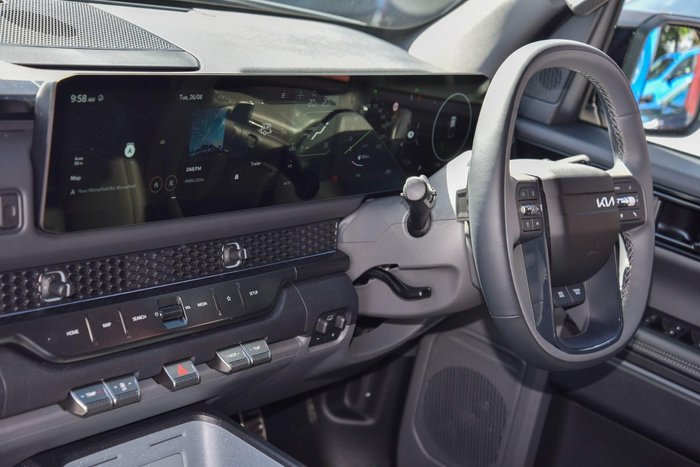 2025 Kia Tasman X-Line TK MY26 4X4 Dual Range Clear White