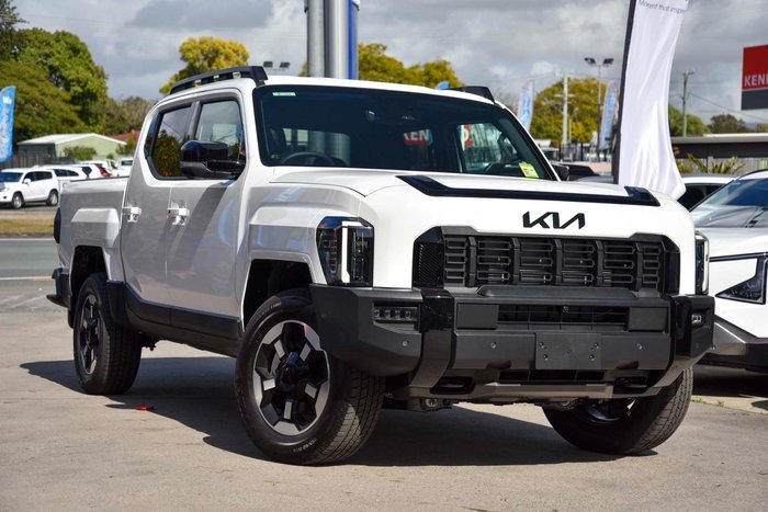 2025 Kia Tasman X-Line TK MY26 4X4 Dual Range Clear White