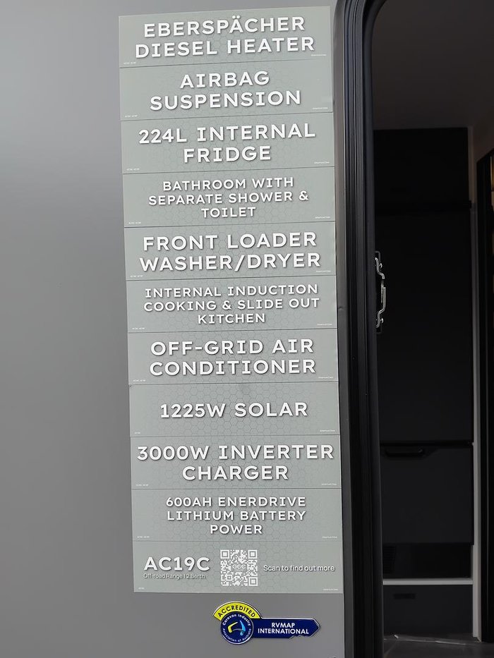 2025 Gold Class Caravans Ac19c Couples Full Off-Road Full Ensuite