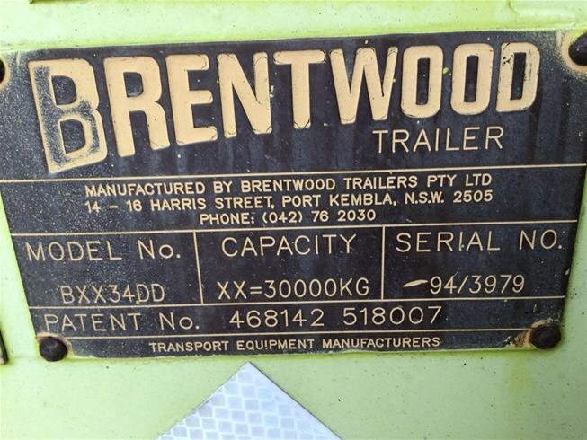 1994 Brentwood Tri Axle Float Green