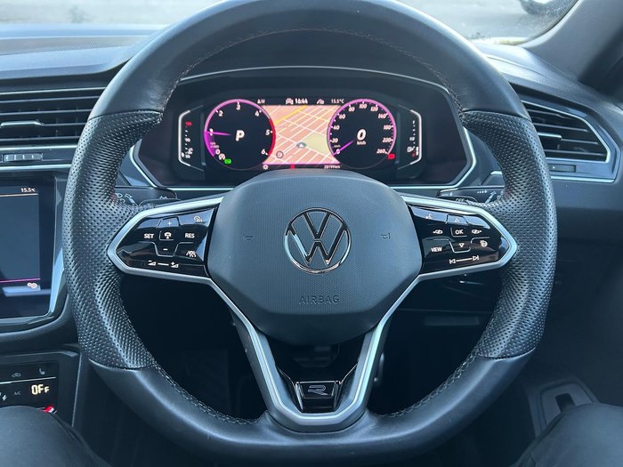 2022 Volkswagen Tiguan 162TSI R-Line 5N MY22 Four Wheel Drive Nightshade Blue