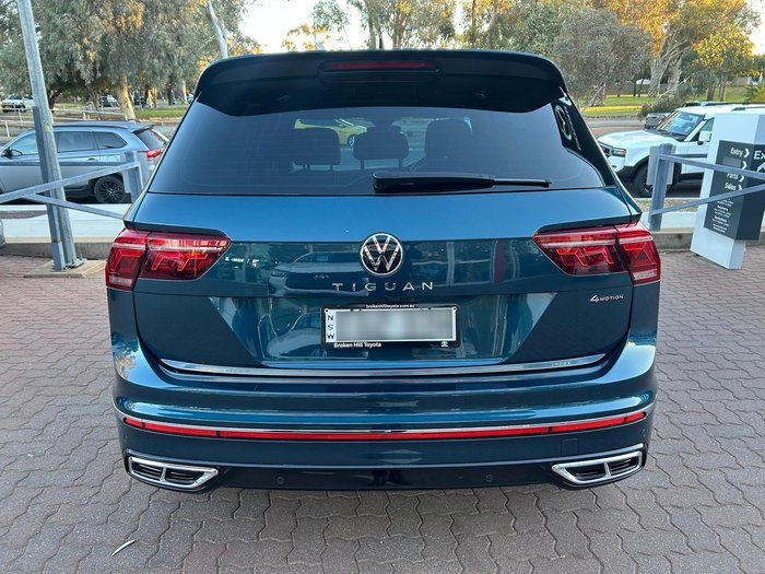 2022 Volkswagen Tiguan 162TSI R-Line 5N MY22 Four Wheel Drive Nightshade Blue