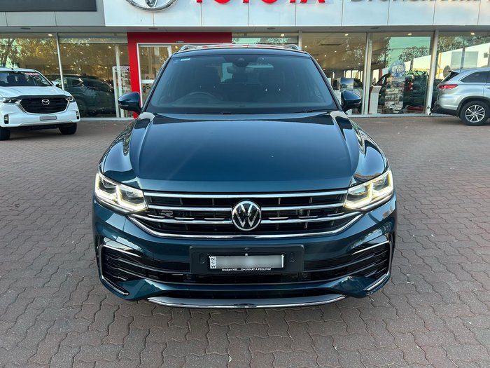 2022 Volkswagen Tiguan 162TSI R-Line 5N MY22 Four Wheel Drive Nightshade Blue