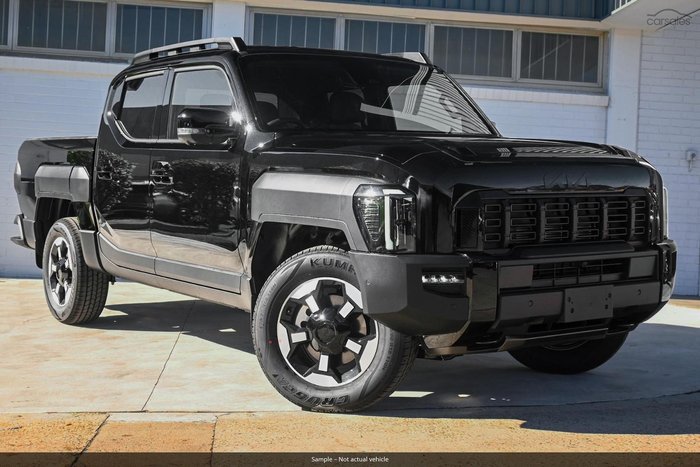 2025 Kia Tasman X-Line TK MY26 4X4 Dual Range Aurora Black