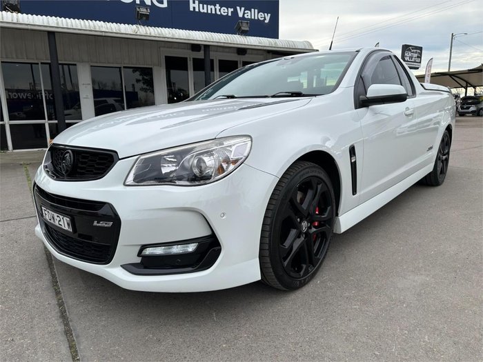 2015 Holden Ute SS V Redline VF Series II MY16 Heron White
