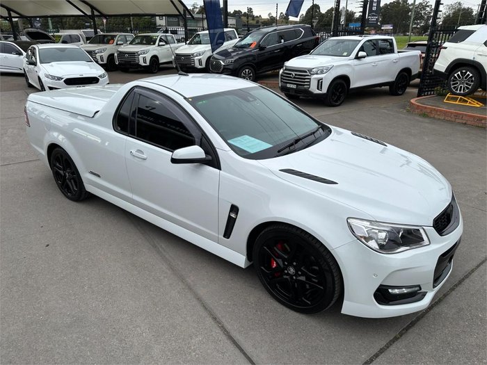 2015 Holden Ute SS V Redline VF Series II MY16 Heron White