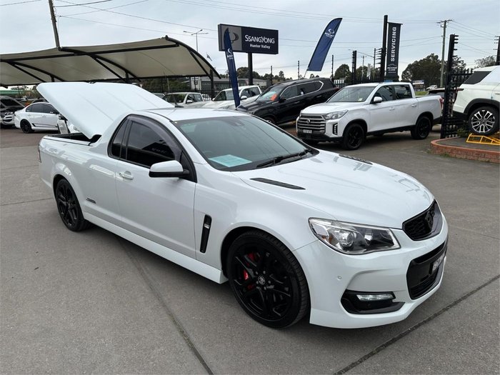 2015 Holden Ute SS V Redline VF Series II MY16 Heron White