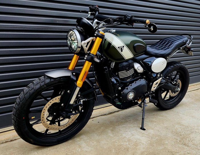 2023 Triumph Scrambler 400 X Scrambler Green
