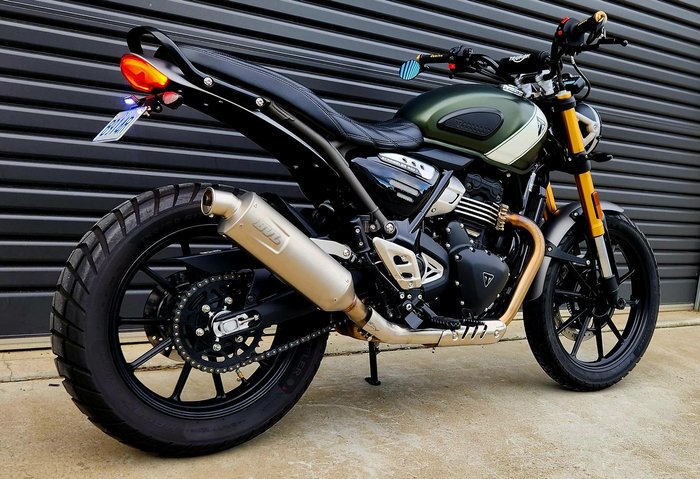 2023 Triumph Scrambler 400 X Scrambler Green