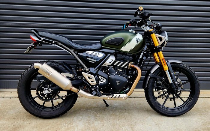 2023 Triumph Scrambler 400 X Scrambler Green