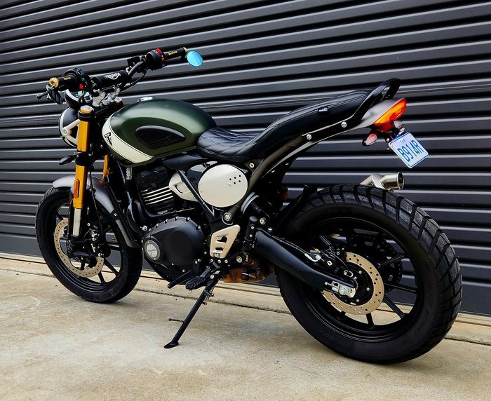 2023 Triumph Scrambler 400 X Scrambler Green