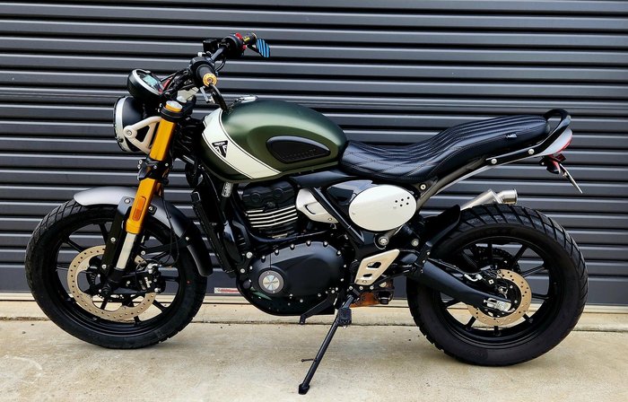 2023 Triumph Scrambler 400 X Scrambler Green